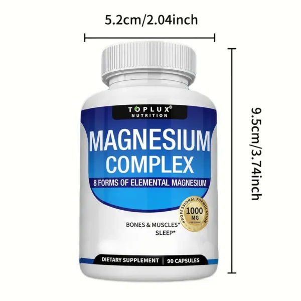 90 capsules de complexe magnesium