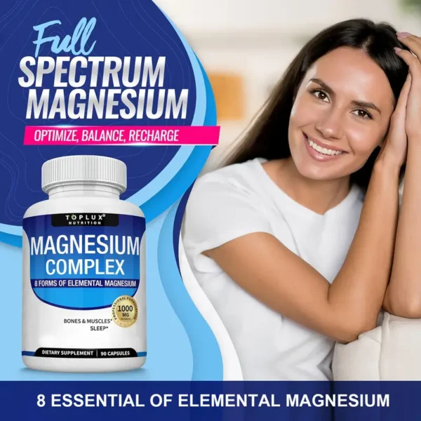 90 capsules de complexe magnesium